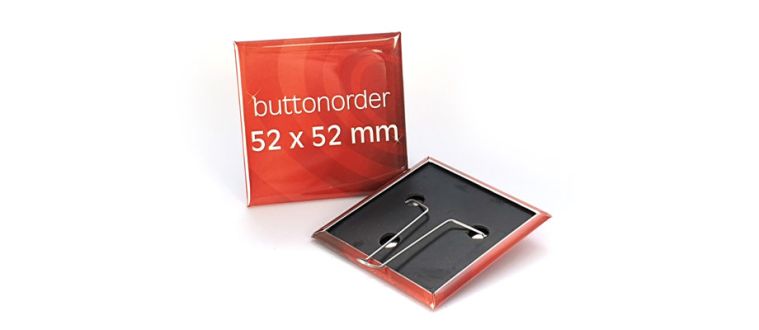 Buttons zum Aufstellen