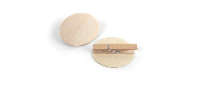 Wooden button
