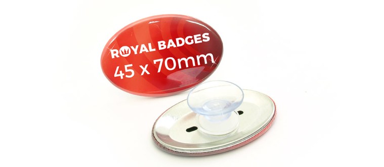 Badges with Suction Pad