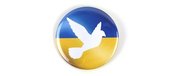 Ukraine-Flagge mit Taube Vorschaubild