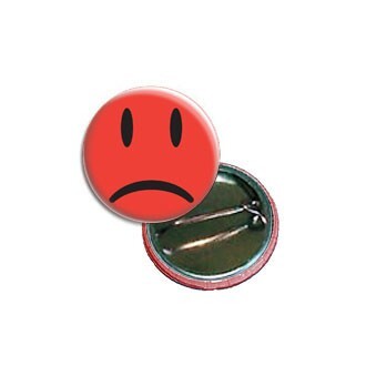Smiley Triste, rojo