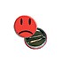 Smiley Triste, rojo