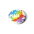 Schrift "Peace" auf Aquarell