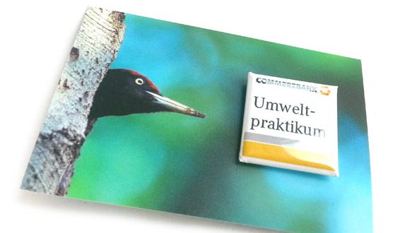 auf Visitenkarten