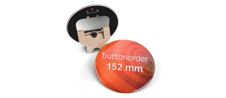 Buttons zum Aufstellen