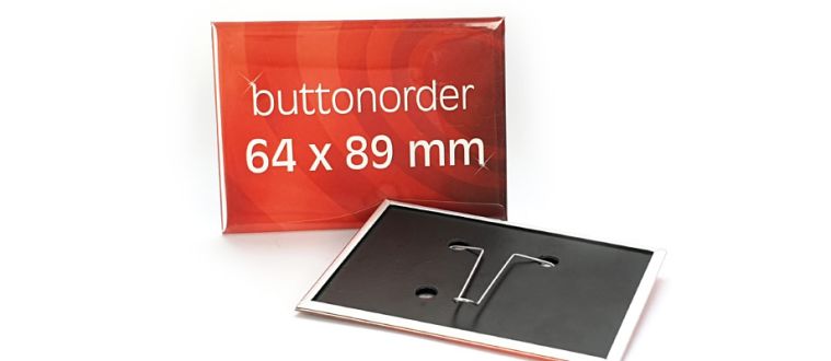 Buttons zum Aufstellen