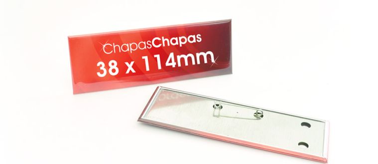 Chapas con imperdible