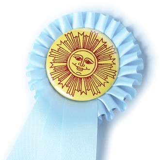Rosettes with Badge