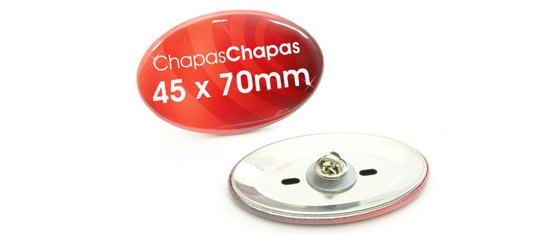 Chapas con Broche Mariposa