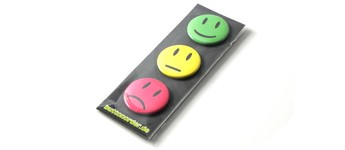 3 Smiley-Buttons mit Magnet Vorschaubild