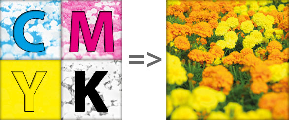 Buttons drucken in CMYK