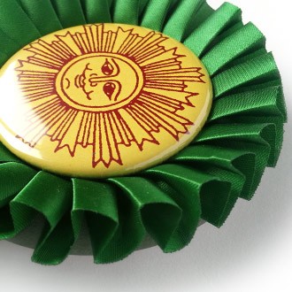 Rosettes with Badge