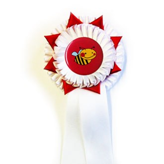 Rosettes with Badge
