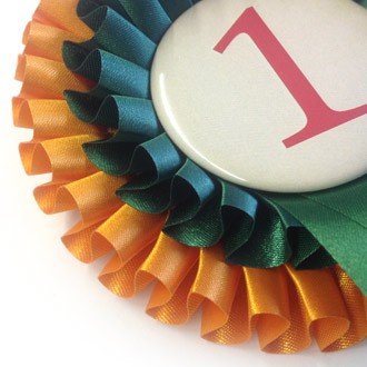 Rosettes with Badge
