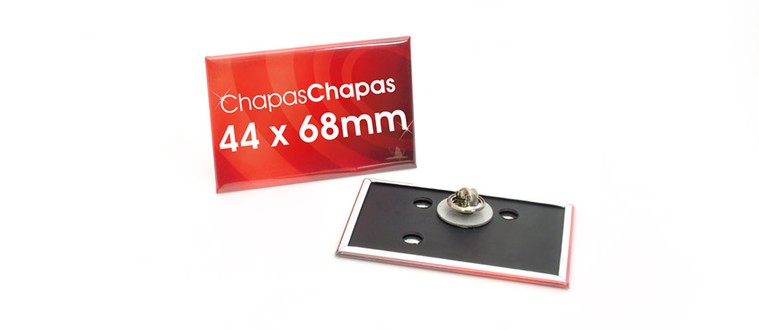 Chapas con Broche Mariposa