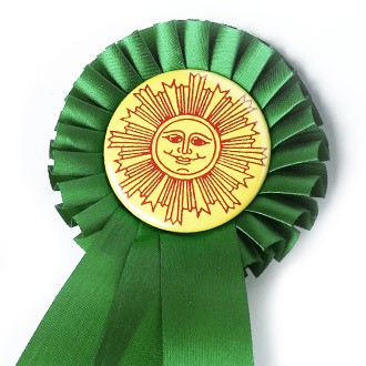 Rosettes with Badge