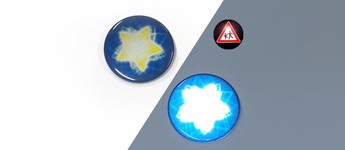 Chapa reflectantes con estrella azul Vorschaubild